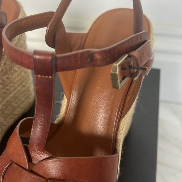 Saint Laurent Tribute wedges 7 - Picture 15 of 16